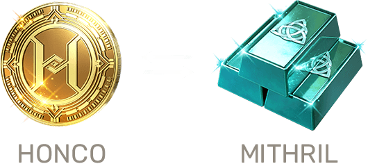 Use Honco to exchange Mithril